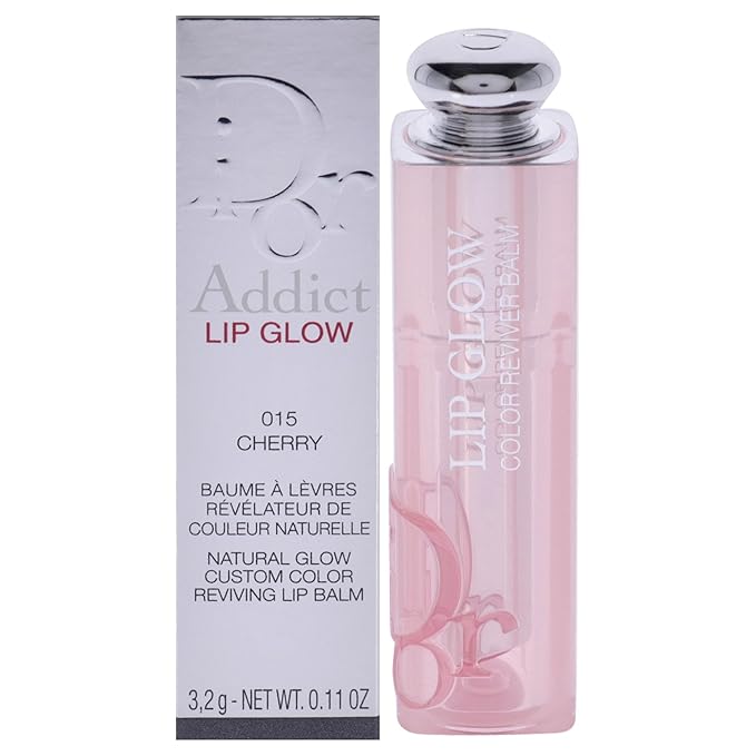 Christian Dior Addict Lip Glow - 015 Cherry by Christian Dior for Women - 0.11 oz Lip Balm-Velvo Beauty