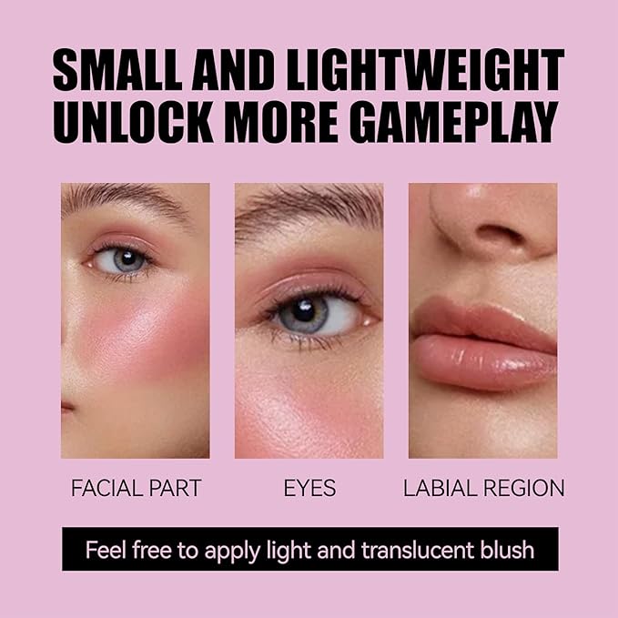 Cooling Water Jelly Tint,Jelly Blush Stick,Long Lasting Milk Jelly Blush Stick-1,000+ Swipes Per Stick,Jelly Texture Moisturising,Buildable Watercolor Finish (B, S)-Velvo Beauty