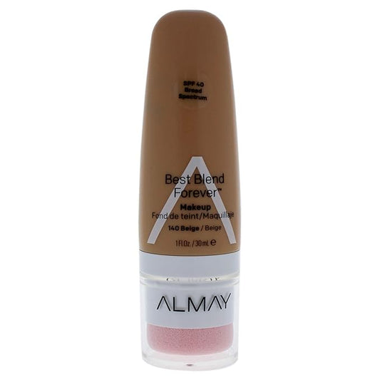 Almay Best Blend Forever Foundation, Beige, 1 fl. oz., SPF 40 Broad Spectrum-Velvo Beauty