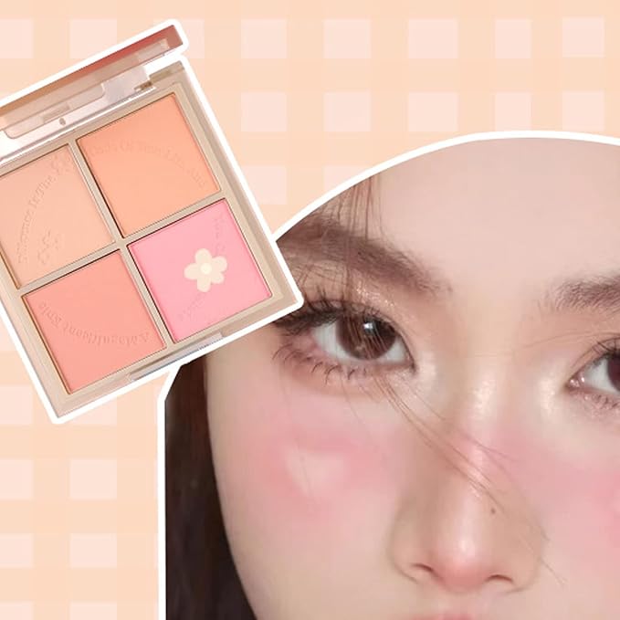 Powder Blush,Metallic Makeup Powder Blush Long Lasting Smooth Pigmented Single Color Shimmery Cosmetics Blush Blush Palette-Velvo Beauty