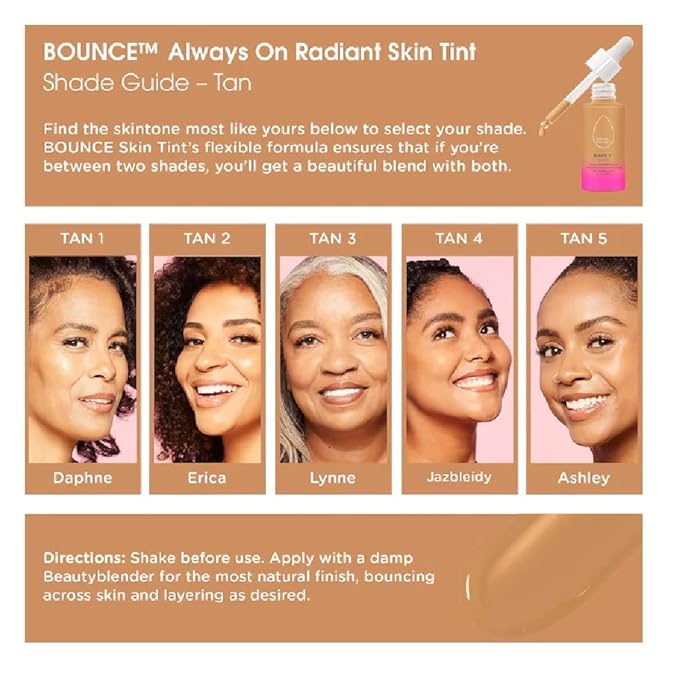 Beautyblender 12-Hour Always on Radiant Skin Tint, Breathable Serum Foundation Stays Put for All Day Long Wear, Infused with Hyaluronic Acid & Niacinamide, Tan 2-Velvo Beauty