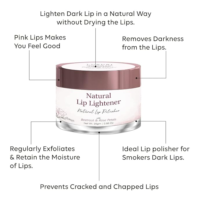 Lip Scrub Balm | Dark Lip Lightener for Women and Men | Dry Lips | Smoker | Chapped Lips | Lipstick Stain Remover | Lip Care, 25 gm-Velvo Beauty