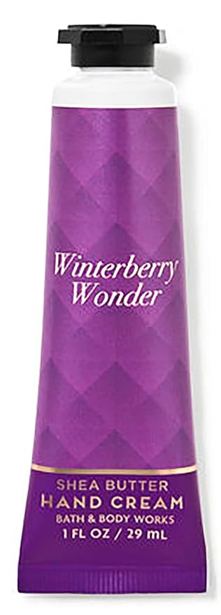 Bath & Body Works Winterberry Wonder Shea Butter Travel Size Hand Cream 1oz (Winterberry Wonder) 1 Fl Oz (Pack of 1)-Velvo Beauty