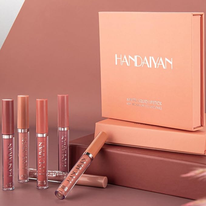 PHOERA Foundation,6 Pcs Matte Liquid Lipstick Makeup Set, Matte liquid Long-Lasting Wear,PHOERA Makeup Foundation Full Coverage(104- Buff Beige)-Velvo Beauty