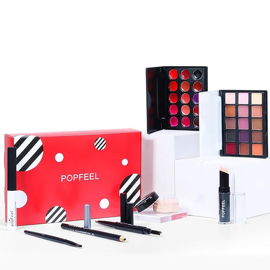 Professional Makeup kit for women, Makeup kits for teenagers 14-16, All in one Makeup set, Kit de maquillaje para mujer(8 PCS)-Velvo Beauty