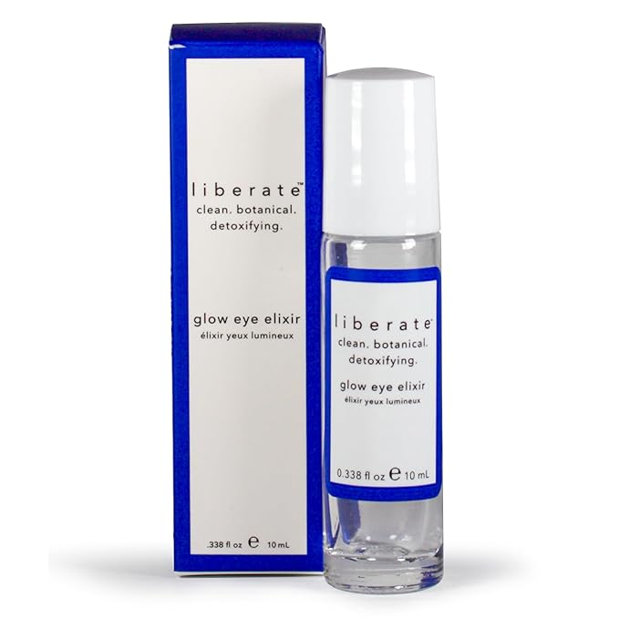 Glow Eye Elixir - .338 Oz Eye Serum with Roller Ball Applicator - Under Eye Serum for Dark Circles and Puffiness - Hydrating Eye Cream for Men and Women to Smooth Fine Lines and Wrinkles-Velvo Beauty