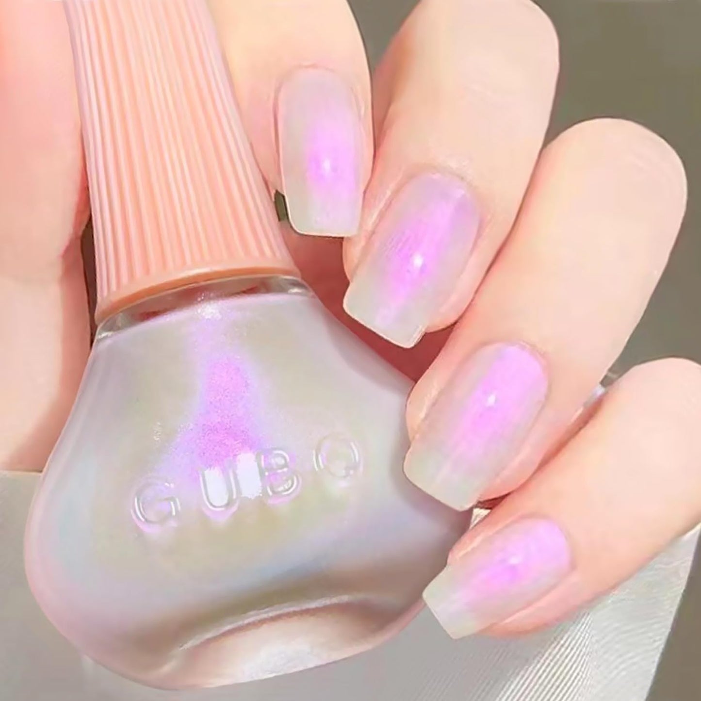 Major Dijit Quick Dry Nail Polish Pearl White Pink Summer Nail Lacquer for Nail Art Regular Nail Polish 0.41 fl oz.-Velvo Beauty