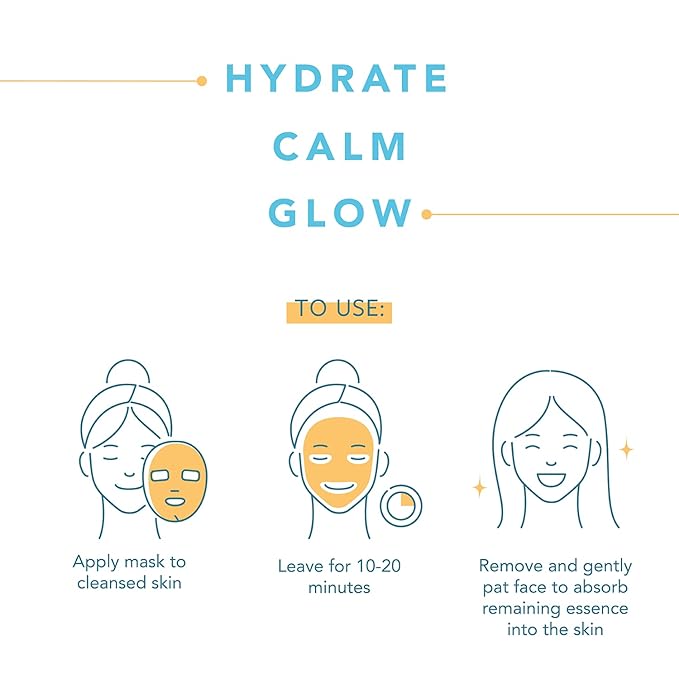 LAPCOS Aqua Sheet Mask, Hydrating Daily Face Mask with Seawater and Plankton Extract to Nourish Skin, Korean Beauty Favorite, 5-Pack-Velvo Beauty