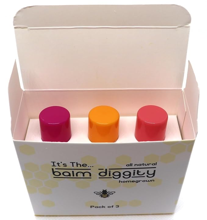 It's The Balm Diggity Beeswax All Natural, Moisturizing, And Nourishing Lip Balm, Made With Only 5 Ingredients, 1 tube, 0.15 ounces (3-PACK)-Velvo Beauty
