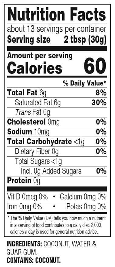 Thai Kitchen Unsweetened Coconut Cream, 13.66 fl oz (Pack of 6)-Velvo Beauty