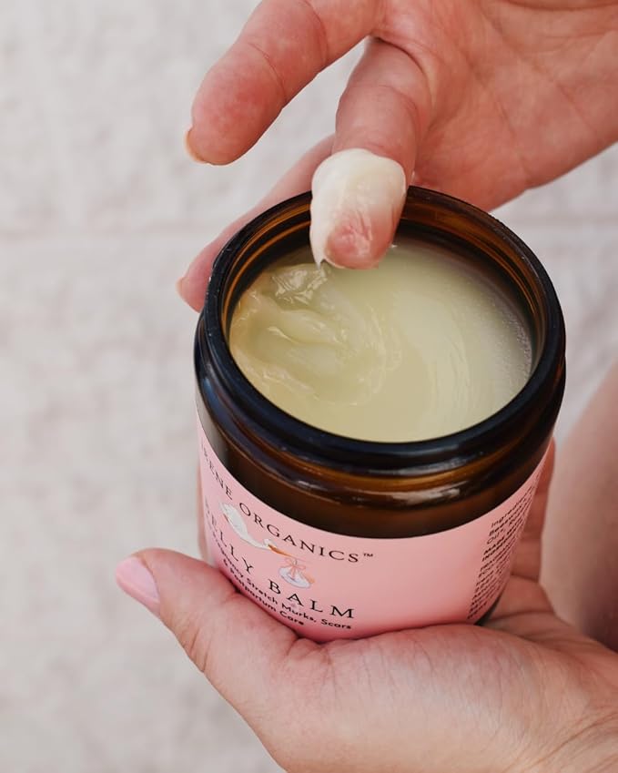 Belly Bundle by Irene Organics - Organic Belly Butter and Oil for Pregnancy Stretch Mark Prevention and Treatment - Award Winning Skincare For Pregnancy and Postpartum - Mother's Day Gift Set (Large)-Velvo Beauty