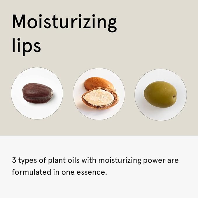 ONE THING Moisturizing Lip Essence 1 Count | Nourishing Soothing Moisturizing Hydrating Dry Rough Lips, Oil Butter Organic Plant Based Balm, Jojoba Argan Olive Oil | Vegan Korean Skin Care-Velvo Beauty