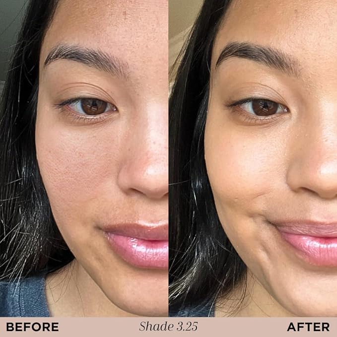 HALEYS Re-form Luminous Skin Foundation, VEGAN + CRUELTY-FREE, Blurs, Conceals, Blendable, Buildable Med-to-Full Coverage, Weightless, Oil-free, All-Day Wear, Hyaluronic Acid, All skin types (3.25)-Velvo Beauty