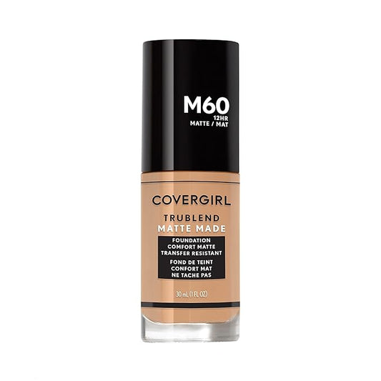COVERGIRL TruBlend Matte Made Liquid Foundation, Natural Beige-Velvo Beauty