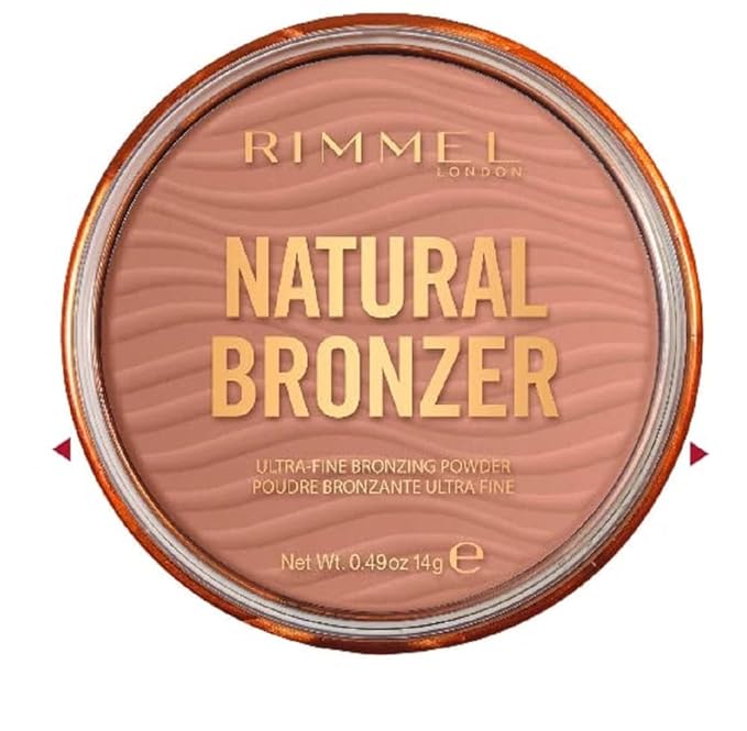 Rimmel London Natural - 021 Sun Light - Bronzer, Matte Finish, 0.49oz-Velvo Beauty