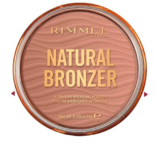 Rimmel London Natural - 021 Sun Light - Bronzer, Matte Finish, 0.49oz-Velvo Beauty