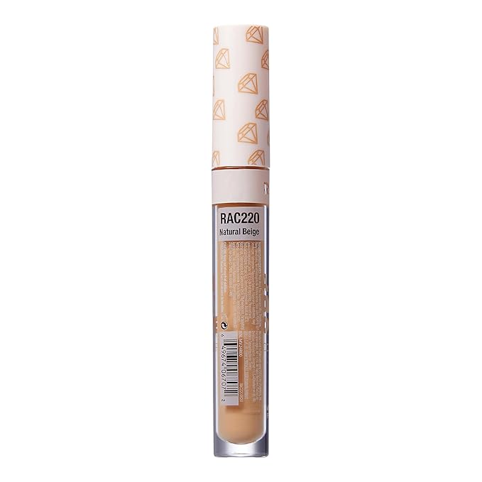 Ruby Kisses All Day Concealer Lightweight Full Coverage Multi-Use Concealer 0.13 Fl Oz (Natural Beige)-Velvo Beauty