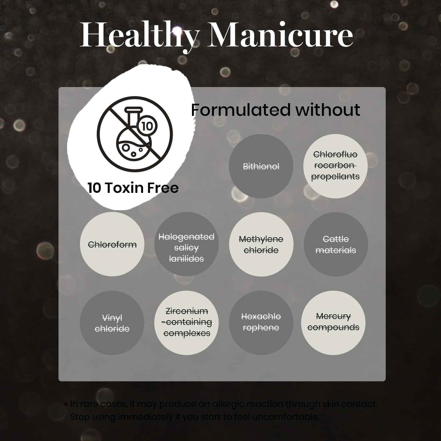 Beetles Black Gel Nail Polish, 1Pcs 15ML Glitter Gel Nail Polish Black Sparkle Reflective Shimmer Color Soak Off UV Lamp Disco Nail Art Manicure Salon DIY at Home Gifts for Her-Velvo Beauty