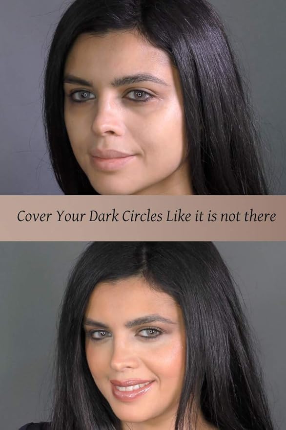 Camoufleur Mineral Makeup Under Eye Concealer Medium. This Dark Circle Concealer Cream Made in USA with NO Parabrn-Velvo Beauty