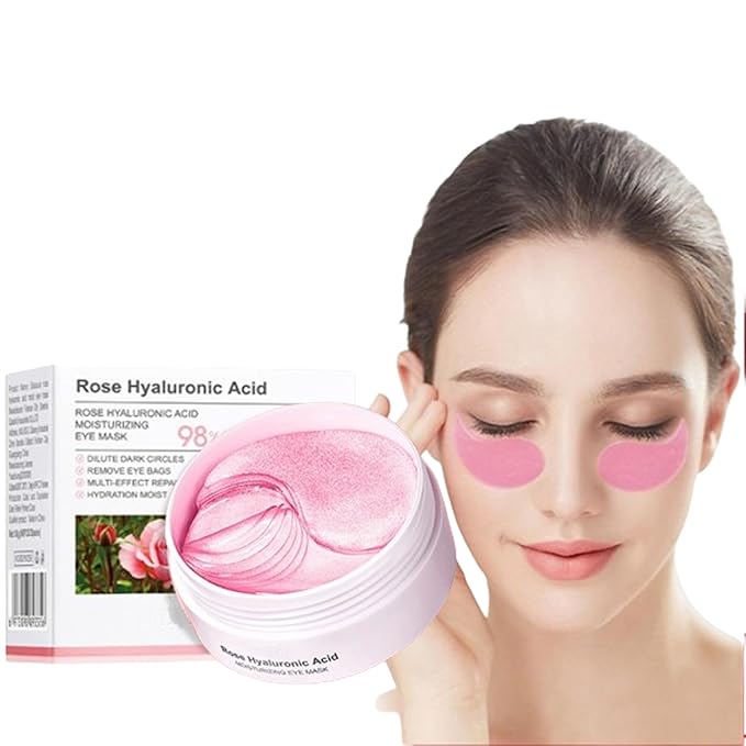 Under Eye Patches, Eye Mask, Reduce Puffy Eyes, Dark Circles, Eye Bags, Eye Patches with Collagen, Anti-Aging Rejuvenating Moisturizing Skin Care for Anti-Wrinkle Eye Masks 60PCS-Velvo Beauty
