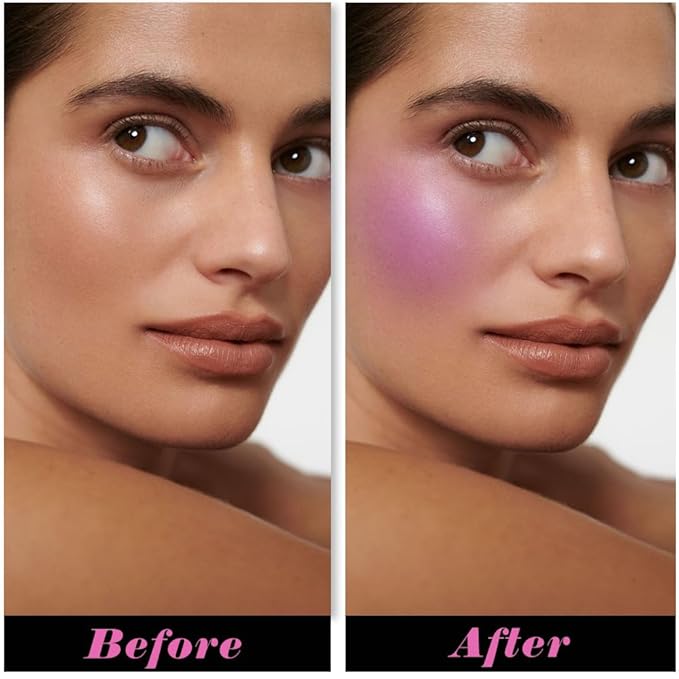 Single Purple Matte Blush for Cheeks Face Blushes Makeup Palette, Rose Bean Monochrome Cream Blushes Palette Makeup for Older Women, Natural Pigmented Paleta de Púrpura monocromática 01-Velvo Beauty