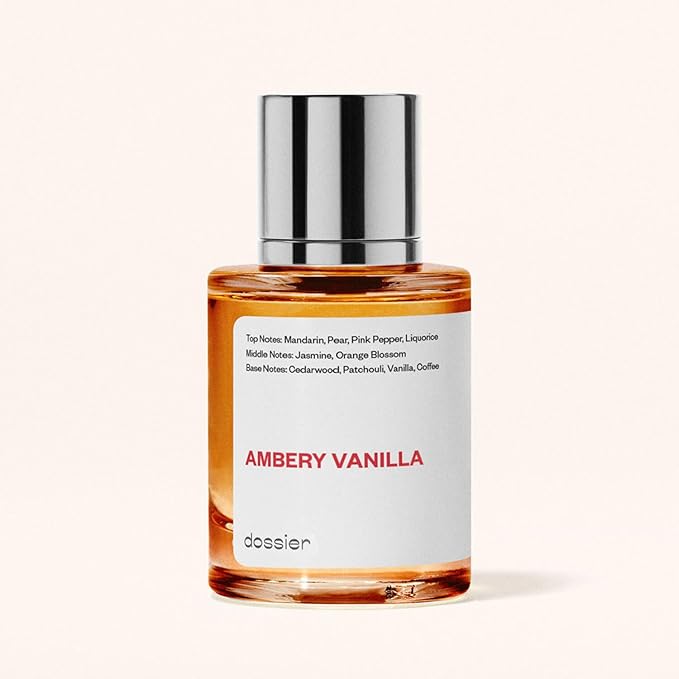 Dossier - Ambery Vanilla 3.4Oz (100ml) - Eau de Parfum - Inspired by YSL's Black Opium - Long-lasting Fragrance - Feminine-Velvo Beauty