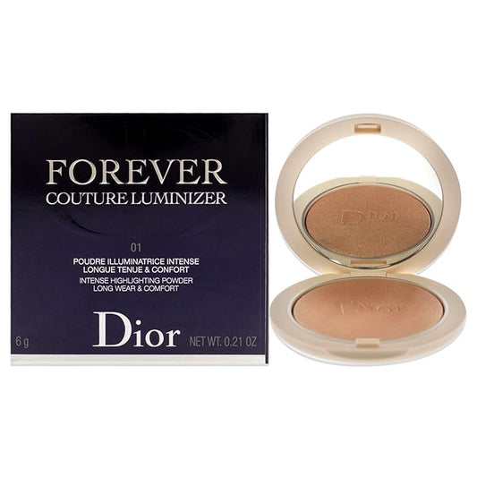 Christian Dior Forever Couture Luminizer - 01 Nude Glow Highlighter Women 0.21 oz-Velvo Beauty