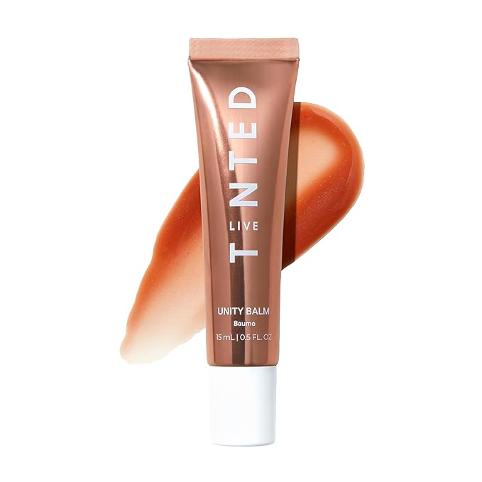 Live Tinted Unity Balm – Ultra-Hydrating Lip Balm with Shea Butter, Hyaluronic Acid & Vitamin E – Universal Warm Tint-Velvo Beauty