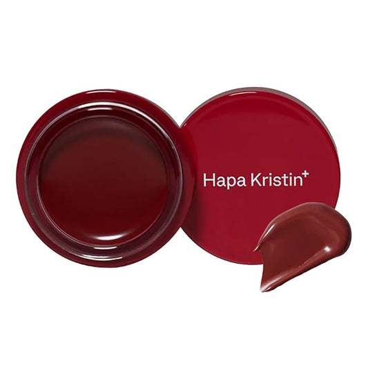 Gleam Glow Lip and Cheek Tint, Hydrating Korean Cream Blush with Long-Lasting Wear, Buildable with Radiant Finish, Plum Red 102, 0.15 oz-Velvo Beauty