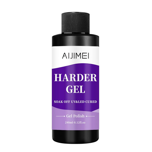 Harder Gel Builder Gel Nail Builder Strengthener for Art Versatile Use for All Nail Types, Fast Drying Gel Extension 8 Fl Oz-Velvo Beauty