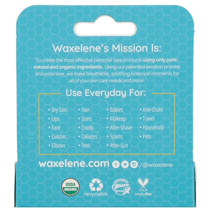 Waxelene Multi-Purpose Ointment, Organic, Lip Tube, Single-Velvo Beauty
