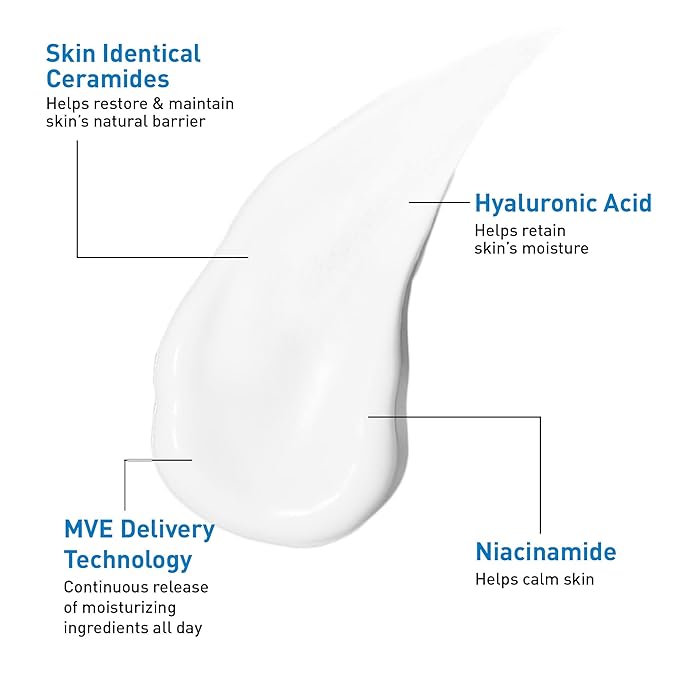 CeraVe Oil Control Moisturizing Gel-Cream, Face Moisturizer for Oily Skin, Niacinamide, Hyaluronic Acid & Oil Absorbing Technology To Rebalance Oily Skin, Non-Comedogenic, Fragrance Free & Oil-Free-Velvo Beauty