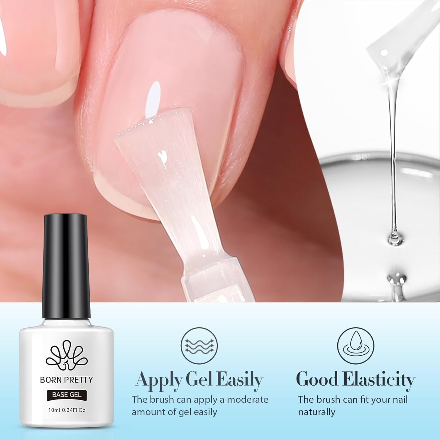 Born Pretty Nail Dehydrator and Primer, Nail Prep Dehydrator Acid Free Nail primer, Cuticle Oil for Nails, Base and Top Gel Coat Nail Supplies Functional Nail Set 5PCS-Velvo Beauty