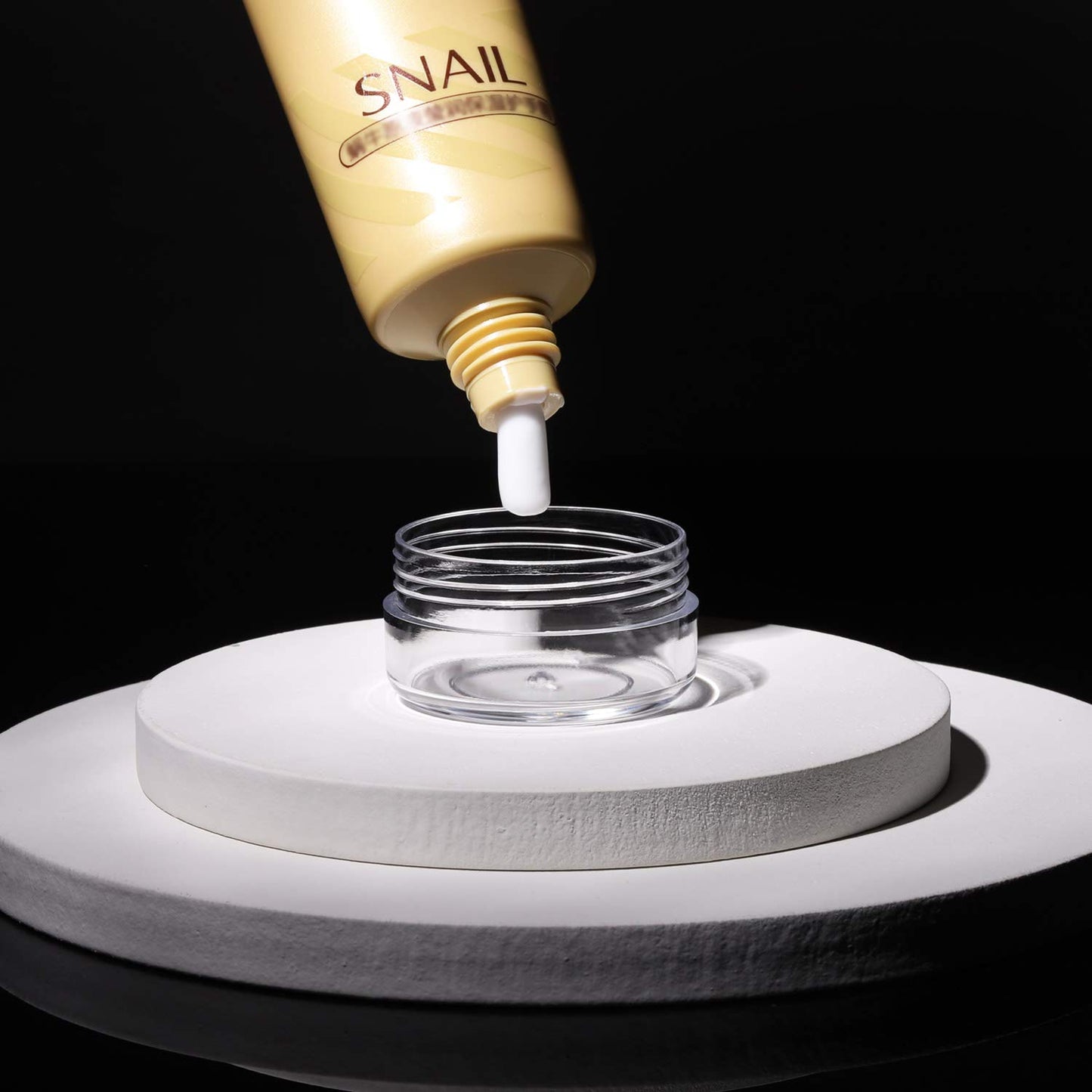 Refillable Cosmetic Sample Jars - 100 Pack 10g (0.35oz) Blue Small Travel Containers with Lids + 10 Mini Makeup Spatulas - BPA Free-Velvo Beauty