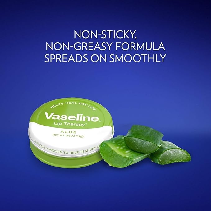Vaseline Lip Therapy Aloe Vera 20g (Pack Of 3)-Velvo Beauty