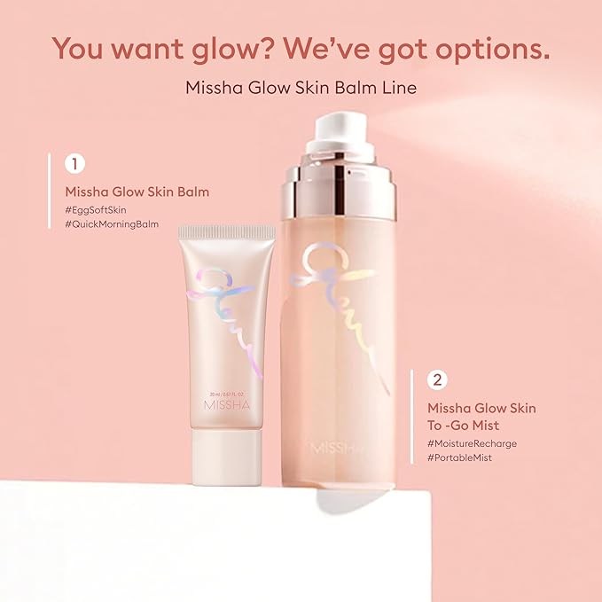 MISSHA Glow Skin Balm 0.68 fl oz/ 20ml, 4-in-1 Primer, Moisturizing Cream, Morning Pack, Luminizing Cream for a Flawless Natural Glow Glass Skin-Velvo Beauty
