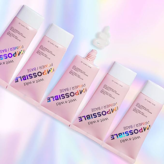 wet n wild Prime Focus Impossible Primer, Clear, Hydrating Matte Finish, 0.84 Fl Oz-Velvo Beauty