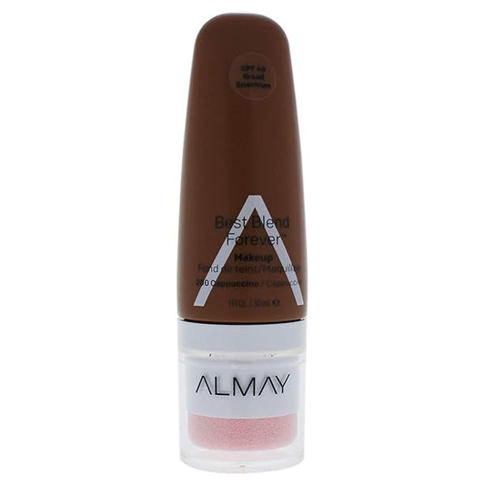 Almay Best Blend Forever Foundation, Cappuccino, 1 fl. oz., SPF 40 Broad Spectrum-Velvo Beauty