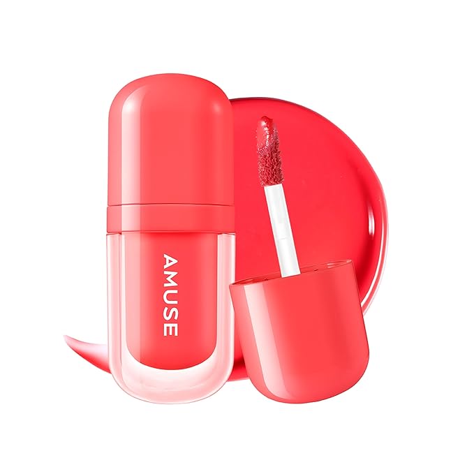 Amuse SEOUL BEBE TINT - 04 APPLE LIKE | 24-hour Long-lasting Lip Stain, Plumping, Hydrating, Moisturizing, No Peel Off, Lip Care, Treatment, Non Sticky, Korean Lip Tint for Dry Lips-Velvo Beauty