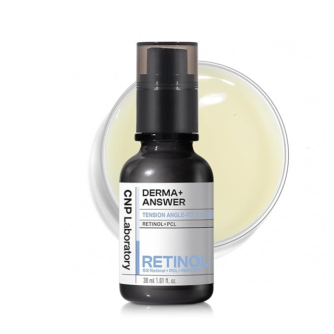 CNP Retinol PCL Eye Treatment Serum (1.01 fl.oz/ 30ml) - DermaAnswer Tension Angle-Fit Ampule, Under Eye Tightening, Firming, Korean Night Skincare, Fine Lines and Dark Circles-Velvo Beauty