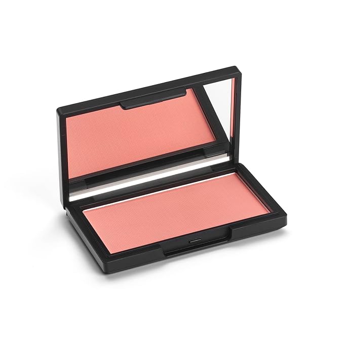 Makeup Powder Blusher - "Heart Throb" - 4g / 0.141oz - Pigmented, Buildable, Lightweight Powder Blush for a Radiant, Healthy, Natural Glow. Versatile Shades - Pink- Warm - Matte finish-Velvo Beauty