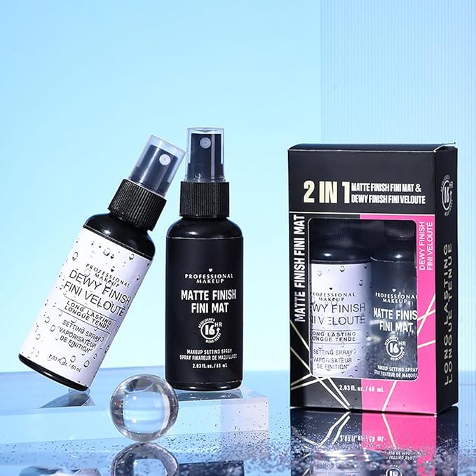 Kaely 2IN1 Hydrating Setting Spray for Face,Primer Face Makeup Matte Dewy Finish,Waterproof Setting Spray for Makeup Long Lasting,Oil Control,maquillaje Up To 16 Hours,Vegan & Cruelty-Free-Velvo Beauty