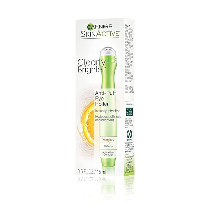 Garnier SkinActive Clearly Brighter Anti-Puff Eye Roller 0.5 oz (Pack of 3)-Velvo Beauty