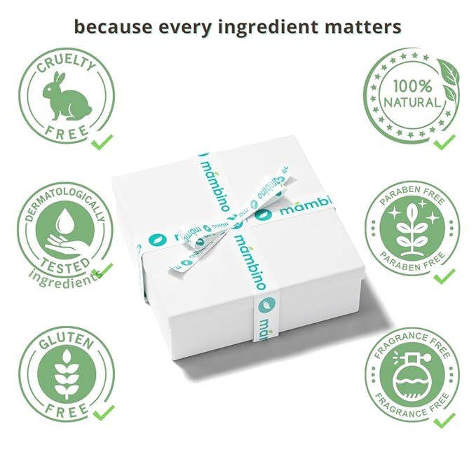 First Trimester Set – All Natural Skincare Pregnancy Gift Box – Anti-stretch mark Belly Oil, Rose Facial Mist, Youth Glow Face Serum, Lip Balm - Mambino Organics-Velvo Beauty