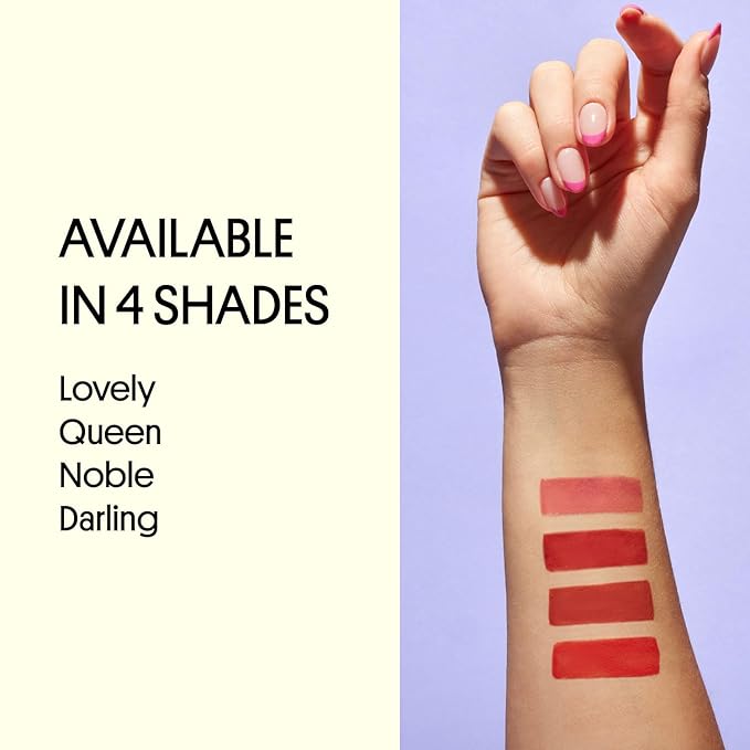 Winky Lux Cheeky Rose Liquid Blush, Gel Cream Blush Wand, Blendable & Buildable Pigment, Long Lasting Weightless Velvet Finish, Deep Coral Blush, Darling-Velvo Beauty