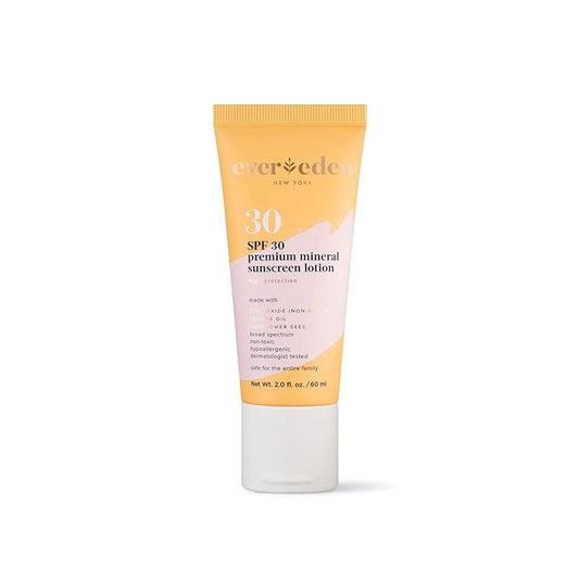 Evereden Premium Mineral Sunscreen SPF 30: Baby-Safe Whole-Family Mineral Sunblock Kids Love - Non-Nano Kids Sunscreen for Year-Round UVA & UVB Protection -Safe & Reef-Friendly - FSA Eligible-Velvo Beauty