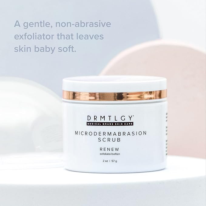 DRMTLGY Universal Tinted Moisturizer with SPF 46 & Microdermabrasion Facial Scrub Set - Universal Tinted SPF & Face Exfoliator 2 Pack-Velvo Beauty