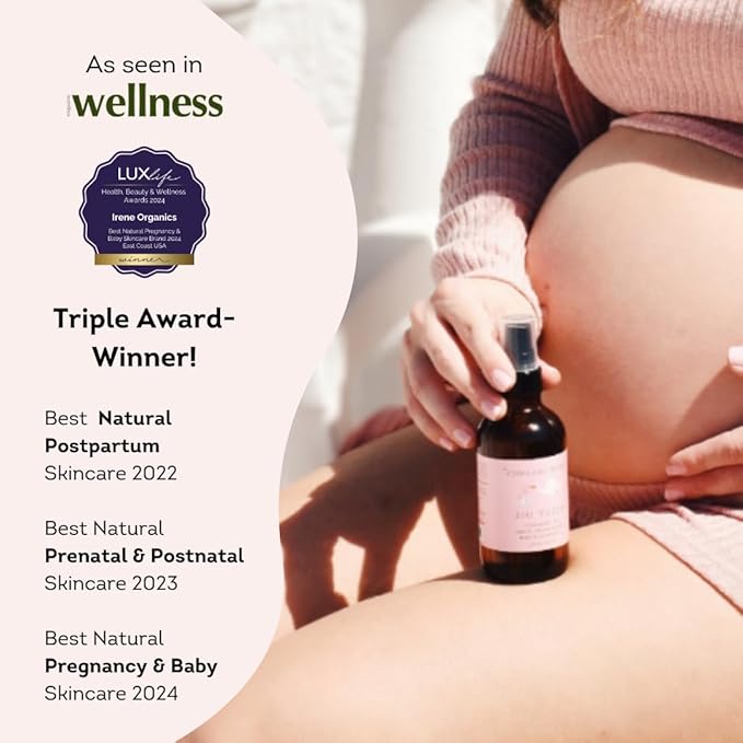 Organic Belly Oil for Pregnancy Stretch Mark Prevention and Treatment Award Winning Anti Stretch Mark Tummy Oil For Pregnancy and Postpartum - Hydrating Bump Serum-Velvo Beauty