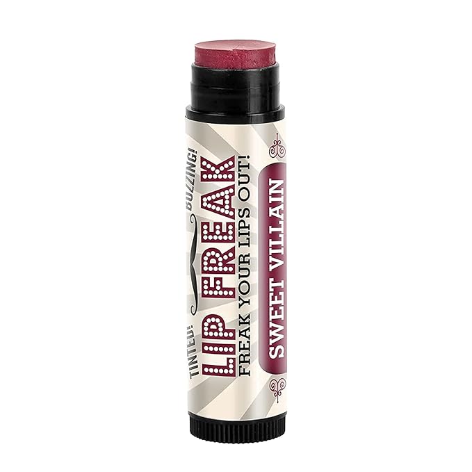 Doctor Lip Bang's BUZZING Lip Balm | Lip Freak | 100% All Natural | Cruelty Free | Sweet Villain | 2 Pack-Velvo Beauty