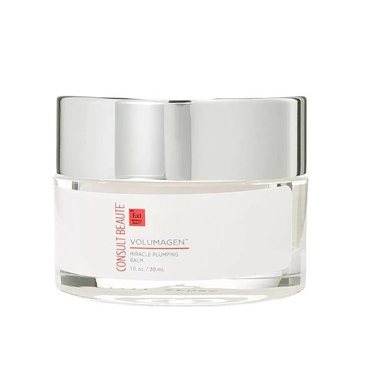 Consult Beaute Volumagen Miracle Plumping Barrier Balm - Facial Moisture Slugging - Overnight Deep Skin Hydration - Dry Skin - Hyaluronic Acid - Petrolatum Free - Lanolin Free - Mineral Oil Free 1 oz-Velvo Beauty